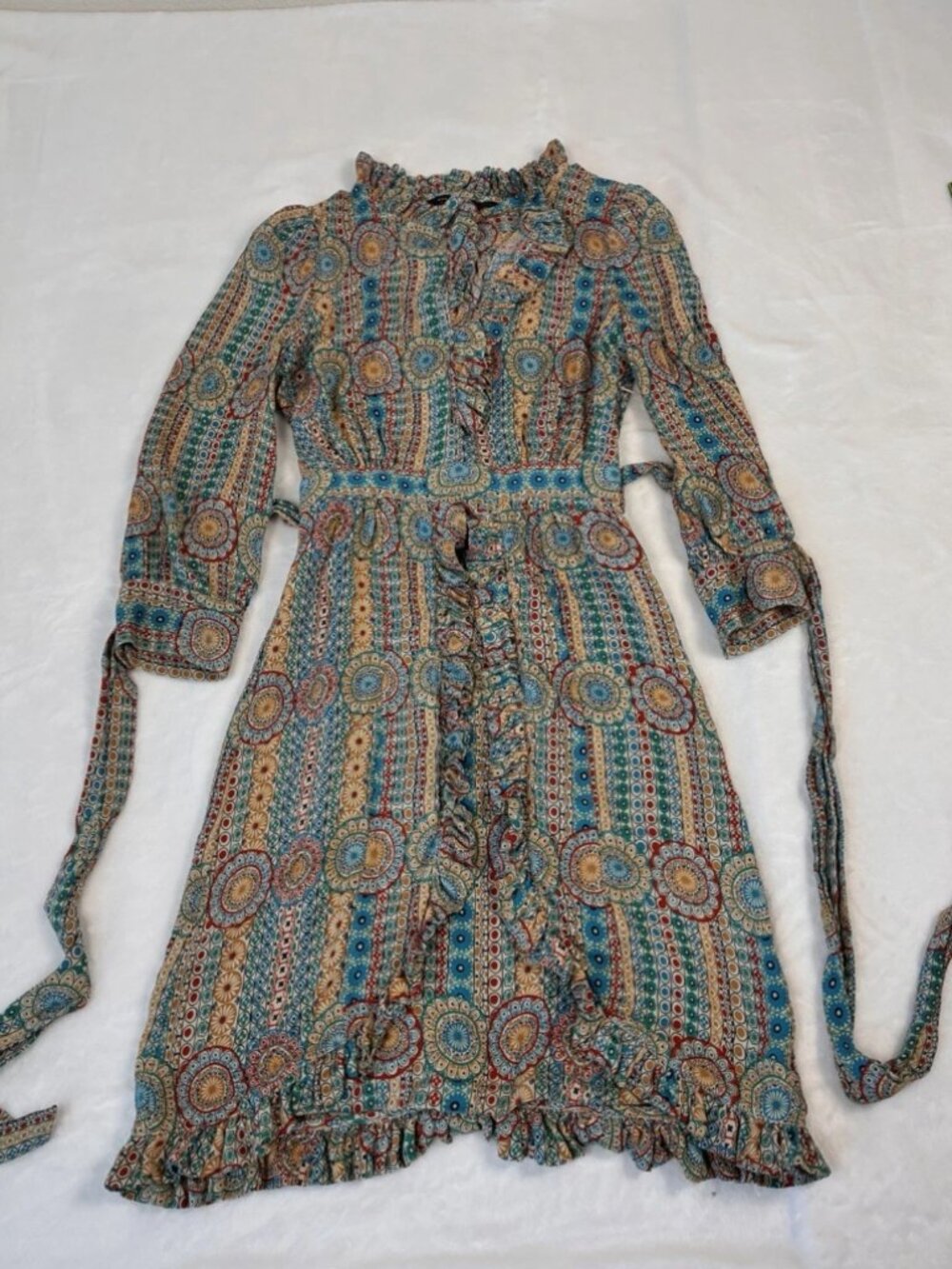 Marc by Marc Jacobs Women's Paisley Silk Dress Size 2